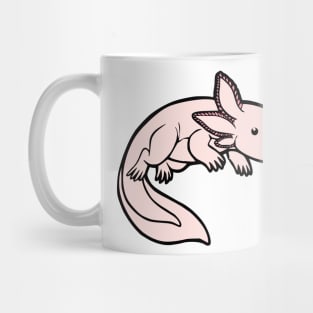 Pink Axolotl Salamander Newt Mug